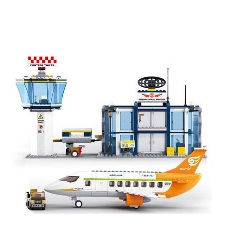 SLUBAN M38-B0367 B0367 0367 M38B0367 38-B0367 non  SÂN BAY bộ đồ chơi xếp lắp ráp ghép mô hình City AVIATION Thành Phố 678 khối