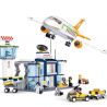 SLUBAN M38-B0367 B0367 0367 M38B0367 38-B0367 non  SÂN BAY bộ đồ chơi xếp lắp ráp ghép mô hình City AVIATION Thành Phố 678 khối