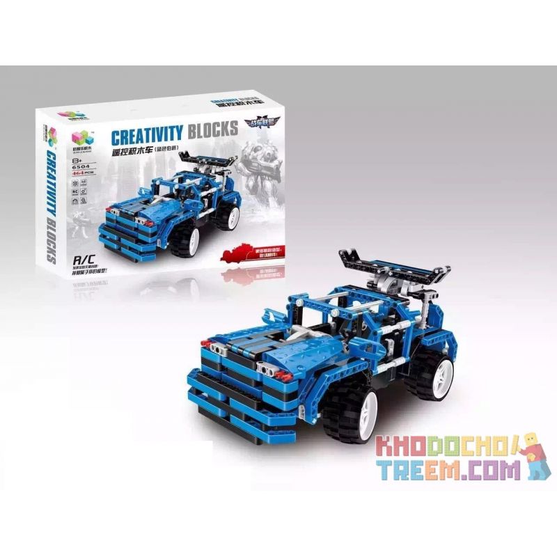 QIZHILE 6504 Xếp hình kiểu Lego TECHNIC Remote Control Racing Car Xe đua  điều Khiển Từ Xa giá sốc rẻ nhất