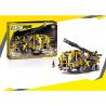 QIZHILE 23002 non  XE CẦN CẨU bộ đồ chơi xếp lắp ráp ghép mô hình Master Bulider Cỗ Máy Xây Dựng 456 khối