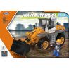 XINGBAO XB-03035 03035 XB03035 non  MÁY XÚC BÁNH HƠI bộ đồ chơi xếp lắp ráp ghép mô hình Heavy Duty Truck HEAVY DUTY TRUCK FORKLIFT LOADER Xe Máy Hạng Nặng 654 khối