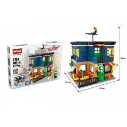 HSANHE 6704 Xếp hình kiểu  MODULAR BUILDINGS Tea Restaurant Cửa Hàng Trà 472 khối HSANHE 6704 Xếp hình kiểu  MODULAR BUILDINGS Tea Restaurant Cửa Hàng Trà 472 khối