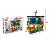 HSANHE 6704 Xếp hình kiểu  MODULAR BUILDINGS Tea Restaurant Cửa Hàng Trà 472 khối