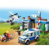 WANGE 52016 non  ĐỒN CẢNH SÁT Ở TRONG RỪNG bộ đồ chơi xếp lắp ráp ghép mô hình City POLICE Thành Phố 411 khối