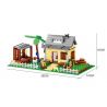 WANGE 34202N Xếp hình kiểu  CREATOR Happy Farmland Nông Trại Vui Vẻ 412 khối