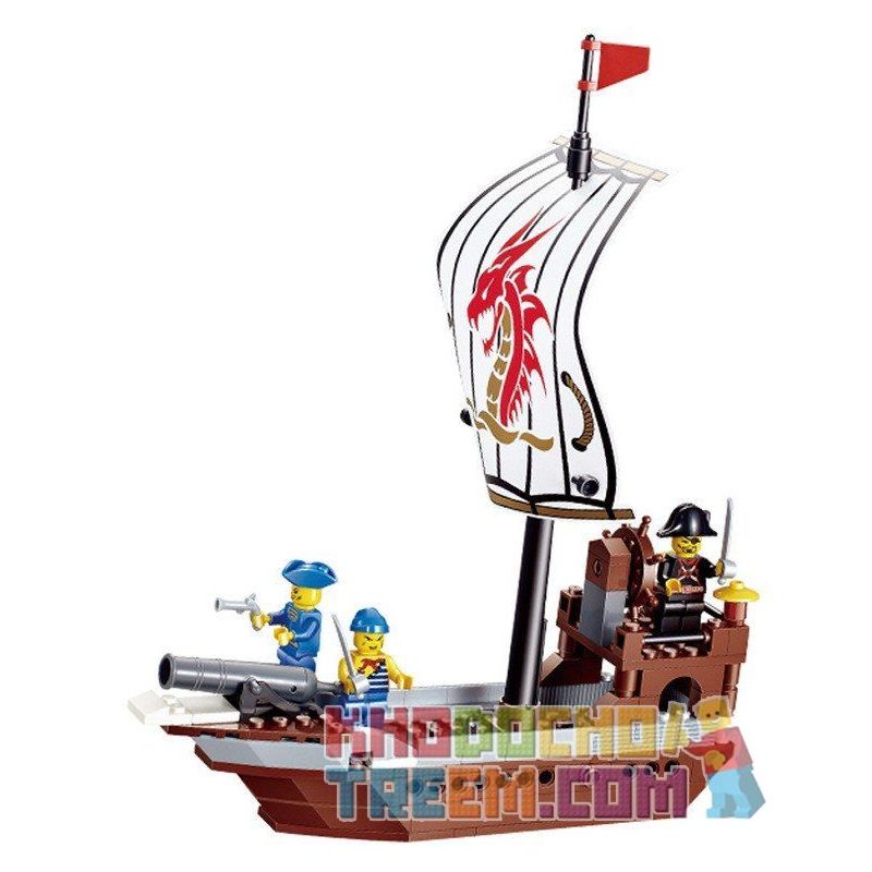 JIE STAR 30007 Xếp hình kiểu  PIRATES OF THE CARIBBEAN Headquarters Base Trụ Sở Chính Của Quân Hải Tặc 431 khối JIE STAR 30007 Xếp hình kiểu  PIRATES OF THE CARIBBEAN Headquarters Base Trụ Sở Chính Của Quân Hải Tặc 431 khối