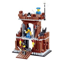 JIE STAR 30007 Xếp hình kiểu  PIRATES OF THE CARIBBEAN Headquarters Base Trụ Sở Chính Của Quân Hải Tặc 431 khối JIE STAR 30007 Xếp hình kiểu  PIRATES OF THE CARIBBEAN Headquarters Base Trụ Sở Chính Của Quân Hải Tặc 431 khối