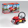 QIZHILE 2002 Xếp hình kiểu  CITY Fire Rescue Equipment 8 In 1 Phương Tiện Cứu Hỏa 8 Trong 1 370 khối