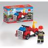 QIZHILE 2002 Xếp hình kiểu  CITY Fire Rescue Equipment 8 In 1 Phương Tiện Cứu Hỏa 8 Trong 1 370 khối