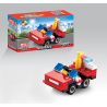 QIZHILE 2002 Xếp hình kiểu  CITY Fire Rescue Equipment 8 In 1 Phương Tiện Cứu Hỏa 8 Trong 1 370 khối