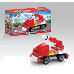 QIZHILE 2002 Xếp hình kiểu  CITY Fire Rescue Equipment 8 In 1 Phương Tiện Cứu Hỏa 8 Trong 1 370 khối