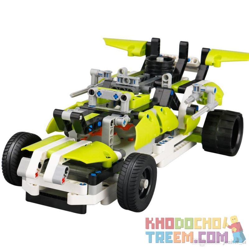 SDL 2017A-25 201725 Xếp hình kiểu Lego TECHNIC Chrondropython Viridis Racing Car Xe đua điều Khiển Từ Xa 371 khối điều khiển từ xa