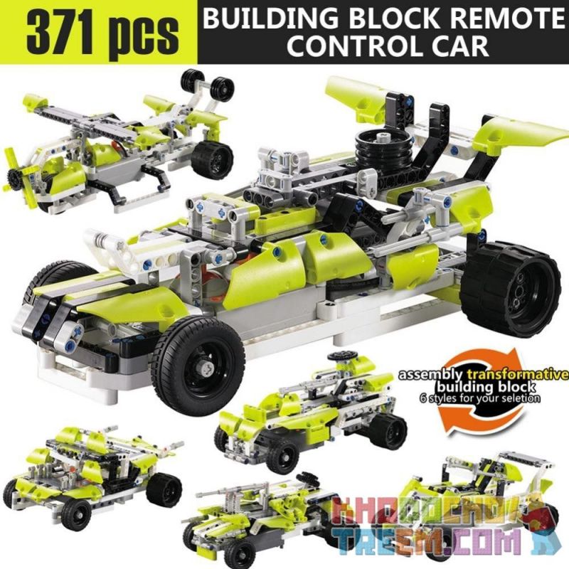 SDL 2017A-25 201725 Xếp hình kiểu   Chrondropython Viridis Racing Car Xe đua điều Khiển Từ Xa 371 khối điều khiển từ xa