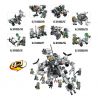 PanlosBrick 631002F 631002G 631002H 631002A 631002B 631002C 631002D 631002E Panlos Brick 631002F 631002G 631002H 631002A 631002B 631002C 631002D 631002E non  8 THIẾT BỊ KẾT HỢP THÀNH ROBOT KHỔNG LỒ bộ đồ chơi xếp lắp ráp ghép mô hình Justice Action Thi Hành Công Lý 620 khối