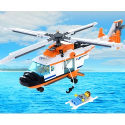 Kazi KY85007 85007 non  TRUNG TÂM CỨU HỘ bộ đồ chơi xếp lắp ráp ghép mô hình City CITY RESCUE RESCUE CENTER Thành Phố 450 khối