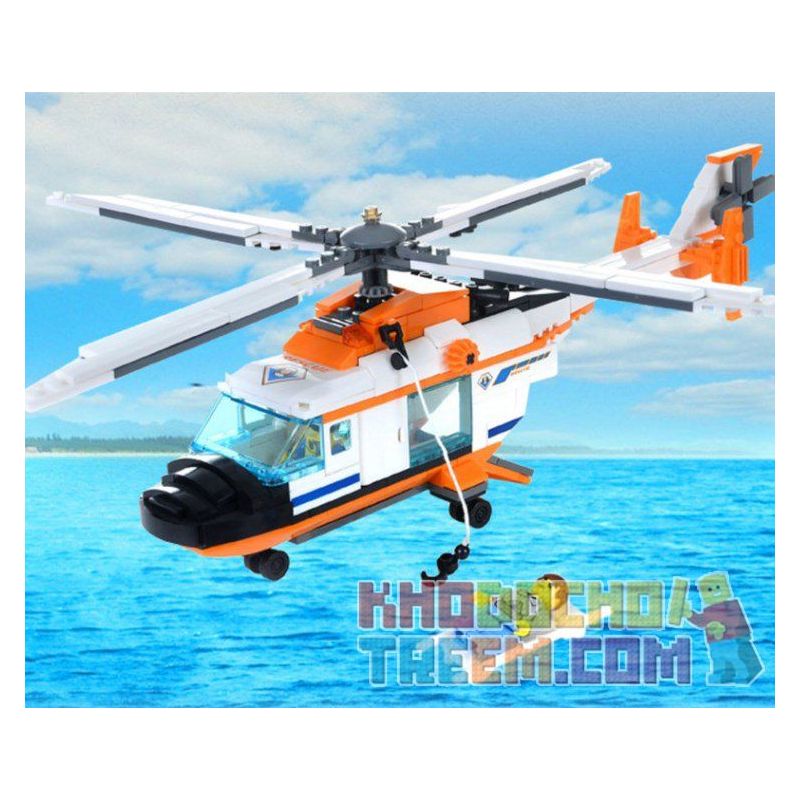 Kazi KY85007 85007 non  TRUNG TÂM CỨU HỘ bộ đồ chơi xếp lắp ráp ghép mô hình City CITY RESCUE RESCUE CENTER Thành Phố 450 khối