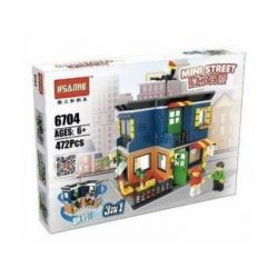 HSANHE 6704 Xếp hình kiểu  MODULAR BUILDINGS Tea Restaurant Cửa Hàng Trà 472 khối HSANHE 6704 Xếp hình kiểu  MODULAR BUILDINGS Tea Restaurant Cửa Hàng Trà 472 khối