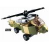 SLUBAN M38-B0636 B0636 0636 M38B0636 38-B0636 non  NGƯỜI MÁY ĐƯỢC LẮP RÁP BỞI BAY PHẢN LỰC TRỰC THĂNG VÀ XE TĂNG bộ đồ chơi xếp lắp ráp ghép mô hình Military Army Quân Sự Bộ Đội 448 khối