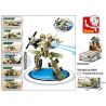 SLUBAN M38-B0636 B0636 0636 M38B0636 38-B0636 non  NGƯỜI MÁY ĐƯỢC LẮP RÁP BỞI BAY PHẢN LỰC TRỰC THĂNG VÀ XE TĂNG bộ đồ chơi xếp lắp ráp ghép mô hình Military Army Quân Sự Bộ Đội 448 khối