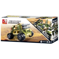 SLUBAN M38-B0636 B0636 0636 M38B0636 38-B0636 non  NGƯỜI MÁY ĐƯỢC LẮP RÁP BỞI BAY PHẢN LỰC TRỰC THĂNG VÀ XE TĂNG bộ đồ chơi xếp lắp ráp ghép mô hình Military Army Quân Sự Bộ Đội 448 khối