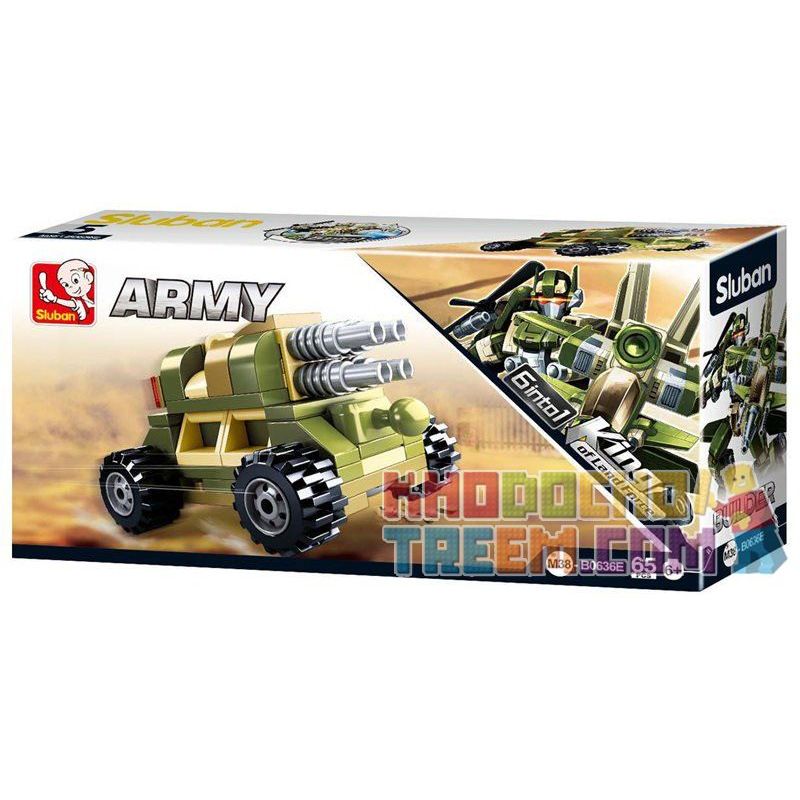 SLUBAN M38-B0636 B0636 0636 M38B0636 38-B0636 non  NGƯỜI MÁY ĐƯỢC LẮP RÁP BỞI BAY PHẢN LỰC TRỰC THĂNG VÀ XE TĂNG bộ đồ chơi xếp lắp ráp ghép mô hình Military Army Quân Sự Bộ Đội 448 khối