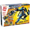 Enlighten 3302 Qman 3302 non  NGƯỜI MÁY BIẾN HÌNH THÀNH TRỰC THĂNG bộ đồ chơi xếp lắp ráp ghép mô hình Transformers BLAST RANGER BLADE WARRIOR Robot Đại Chiến Người Máy Biến Hình 448 khối