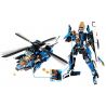 Enlighten 3302 Qman 3302 non  NGƯỜI MÁY BIẾN HÌNH THÀNH TRỰC THĂNG bộ đồ chơi xếp lắp ráp ghép mô hình Transformers BLAST RANGER BLADE WARRIOR Robot Đại Chiến Người Máy Biến Hình 448 khối