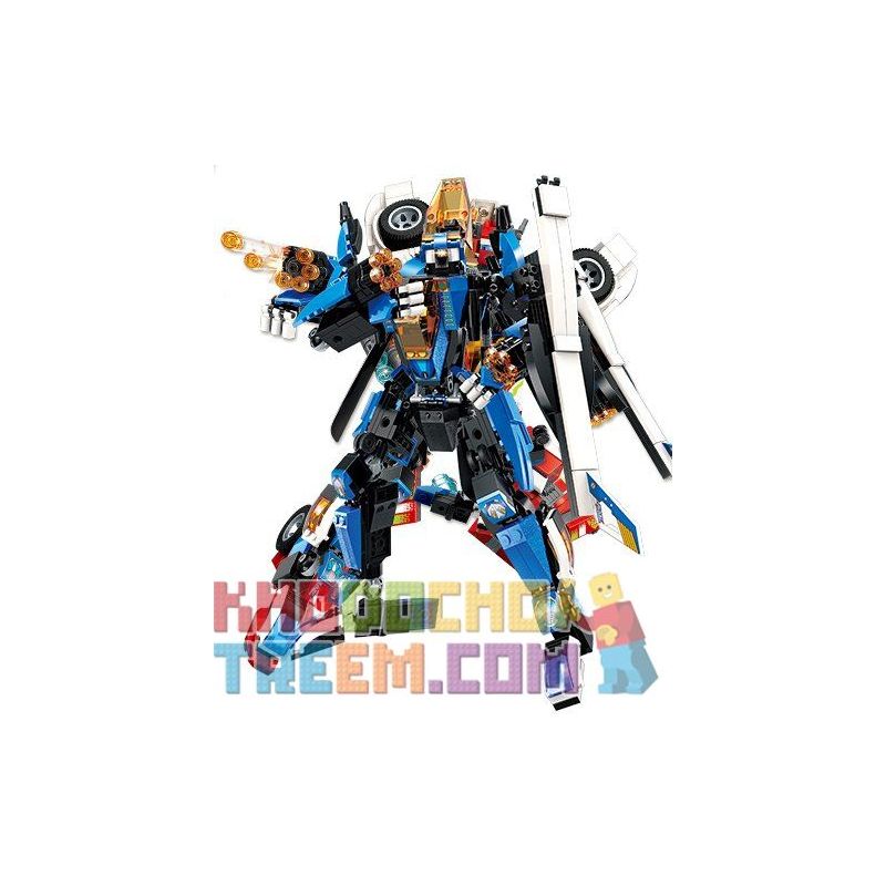 Enlighten 3302 Qman 3302 non  NGƯỜI MÁY BIẾN HÌNH THÀNH TRỰC THĂNG bộ đồ chơi xếp lắp ráp ghép mô hình Transformers BLAST RANGER BLADE WARRIOR Robot Đại Chiến Người Máy Biến Hình 448 khối