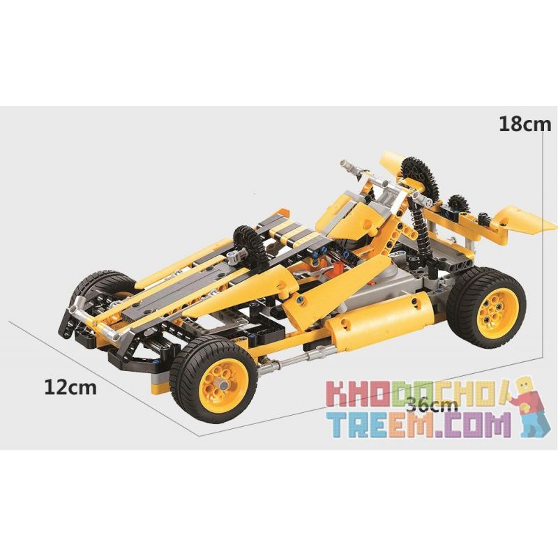 SDL 2017A-23 201723 Xếp hình kiểu   Racing Car F1 Xe đua điều Khiển Từ Xa 441 khối điều khiển từ xa