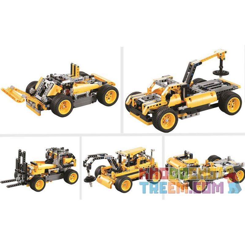 SDL 2017A-23 201723 Xếp hình kiểu   Racing Car F1 Xe đua điều Khiển Từ Xa 441 khối điều khiển từ xa