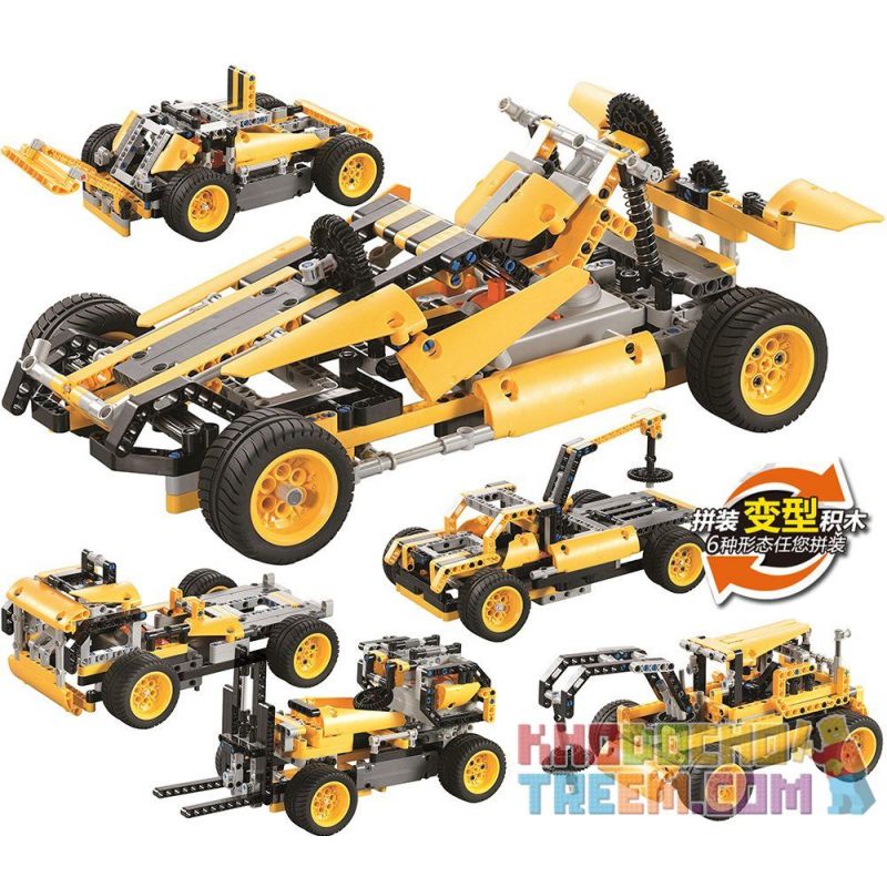 SDL 2017A-23 201723 Xếp hình kiểu   Racing Car F1 Xe đua điều Khiển Từ Xa 441 khối điều khiển từ xa