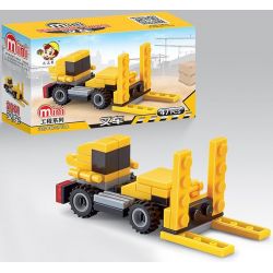 QIZHILE 2001 Xếp hình kiểu  CITY Construction Vehicle 8 In 1 Máy Xây Dựng 8 Trong 1 394 khối