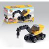 QIZHILE 2001 Xếp hình kiểu  CITY Construction Vehicle 8 In 1 Máy Xây Dựng 8 Trong 1 394 khối