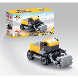 QIZHILE 2001 Xếp hình kiểu  CITY Construction Vehicle 8 In 1 Máy Xây Dựng 8 Trong 1 394 khối