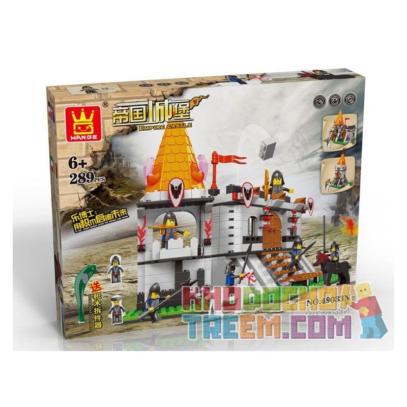 WANGE 49033N Xếp hình kiểu Lego CASTLE Attack The Castle Tấn Công Lâu đài 289 khối