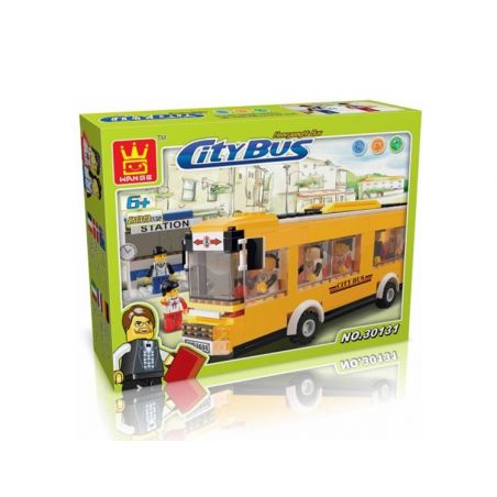 WANGE 30131 Xếp hình kiểu  CITY City Bus Xe Bus Thành Phố 289 khối