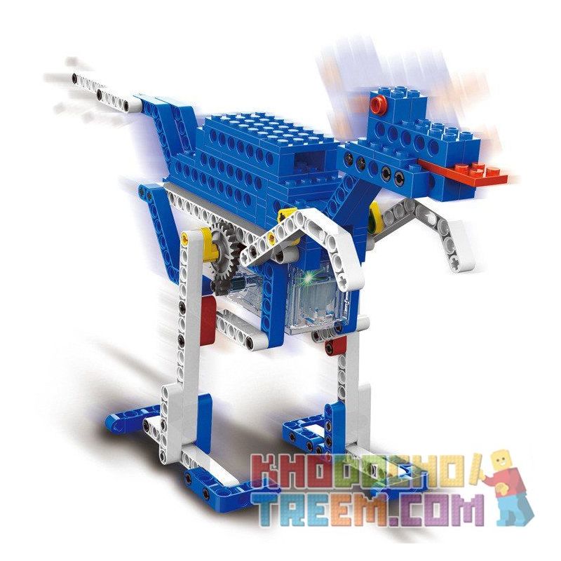 WANGE DR.LUCK 1404 non  MÔ HÌNH ĐỘNG CƠ CHẠY BẰNG ĐIỆN bộ đồ chơi xếp lắp ráp ghép mô hình Mindstorms POWER MACHINSRY ENGINE、FOLDABLE CHAIR、IMPACR HAMMER、DINOSAUR Lập Trình Khoa Học 296 khối