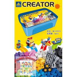 Kazi KY015 non  SÁNG TẠO bộ đồ chơi xếp lắp ráp ghép mô hình Creator 1620 khối