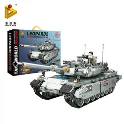 PanlosBrick 632003 Panlos Brick 632003 non  XE TĂNG ĐÁNH CHỦ LỰC bộ đồ chơi xếp lắp ráp ghép mô hình Creator LEOPARD 2 MAIN BATTLE TANK Sáng Tạo 2311 khối