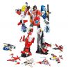 Enlighten 1405 Qman 1405 non  ROBOT CHIẾN BINH WAR GOD bộ đồ chơi xếp lắp ráp ghép mô hình Transformers DESTROYER ARES Robot Đại Chiến Người Máy Biến Hình 506 khối