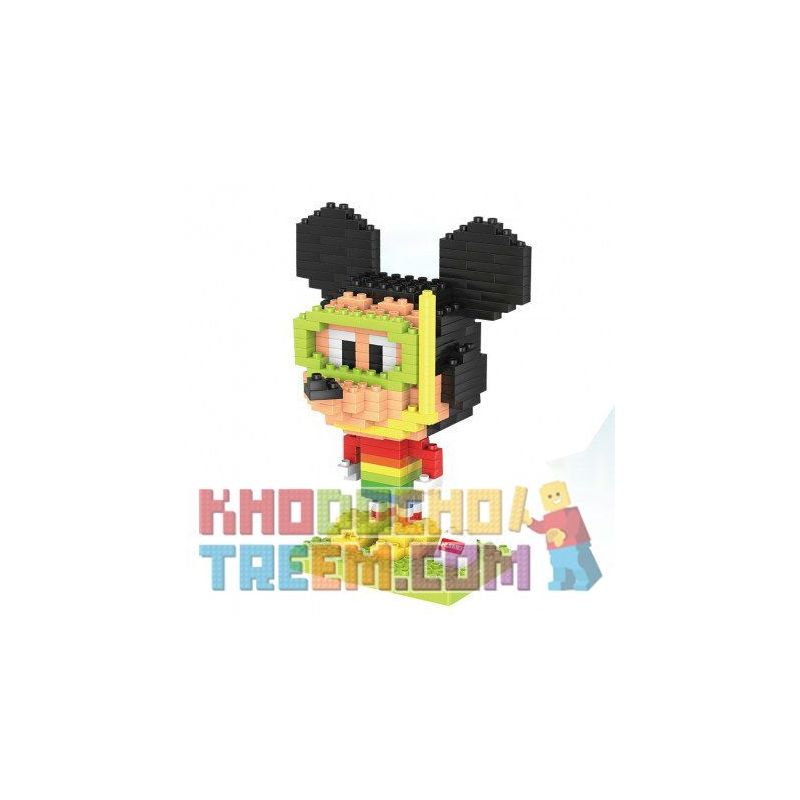 HUIMEI STAR CITY XING DOU CHENG HM202 Xếp hình kiểu Lego Duplo DUPLO Mickey In Diving Suit Mickey mặc đồ lặn 300 khối HUIMEI STAR CITY XING DOU CHENG HM202 Xếp hình kiểu Lego Duplo DUPLO Mickey In Diving Suit Mickey mặc đồ lặn 300 khối