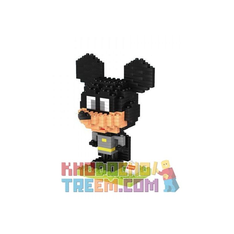 HUIMEI STAR CITY XING DOU CHENG HM201 Xếp hình kiểu Lego Duplo DUPLO Batman Mickey Chuột Mickey Trong Bộ áo Người Dơi 278 khối