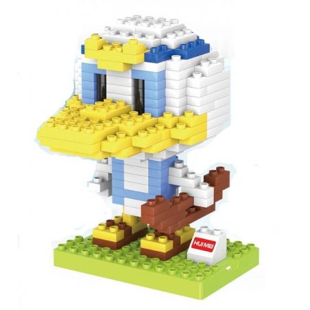 HUIMEI STAR CITY XING DOU CHENG HM200 Xếp hình kiểu    Donald Duck Vịt Donald 266 khối