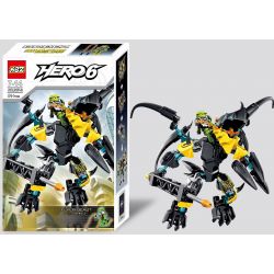 Decool 10504 Jisi 10504 XSZ KSZ 307-2 Xếp hình kiểu Lego HERO FACTORY FLYER Beast Vs. BREEZ Hero Factory Flying Beast To The Breeze Trận Chiến Với Quái Vật 91 khối
