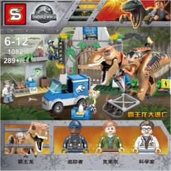 Bela 10920 Lari 10920 SHENG YUAN SY 1082 Xếp hình kiểu Lego JUNIORS T. Rex Breakout Jurassic World 2 Overlord Dragon Escape Khủng Long Bạo Chúa Sổng Chuồng 150 khối