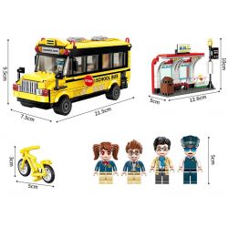 Enlighten 1136 Qman 1136 non  XE BUS ĐƯA ĐÓN HỌC SINH bộ đồ chơi xếp lắp ráp ghép mô hình Colorful City COLORFULCITY Thành Phố Sắc Màu 440 khối Enlighten 1136 Qman 1136 non  XE BUS ĐƯA ĐÓN HỌC SINH bộ đồ chơi xếp lắp ráp ghép mô hình Colorful City COLORFULCITY Thành Phố Sắc Màu 440 khối