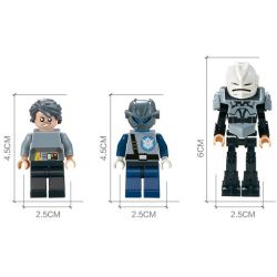 QIZHILE 5002 Xếp hình kiểu  TRANSFORMERS Robot Attacks 4 In 1 Combination Người Máy Tấn Công Kết Hợp 4 Trong 1 438 khối