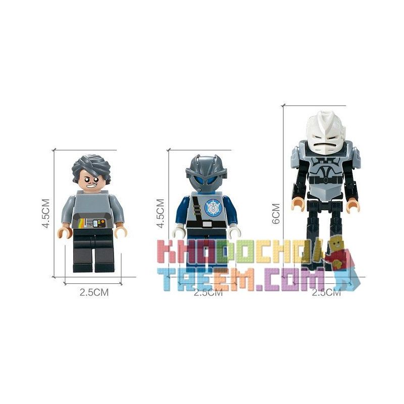 QIZHILE 5002 Xếp hình kiểu  TRANSFORMERS Robot Attacks 4 In 1 Combination Người Máy Tấn Công Kết Hợp 4 Trong 1 438 khối