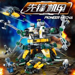 QIZHILE 5002 Xếp hình kiểu  TRANSFORMERS Robot Attacks 4 In 1 Combination Người Máy Tấn Công Kết Hợp 4 Trong 1 438 khối