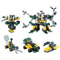 QIZHILE 5002 Xếp hình kiểu Lego TRANSFORMERS Robot Attacks 4 In 1 Combination Người Máy Tấn Công Kết Hợp 4 Trong 1 438 khối